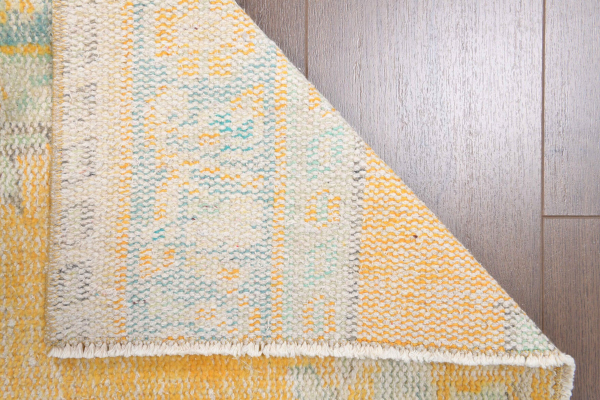 Turkish Vintage Mini Oushak Rug