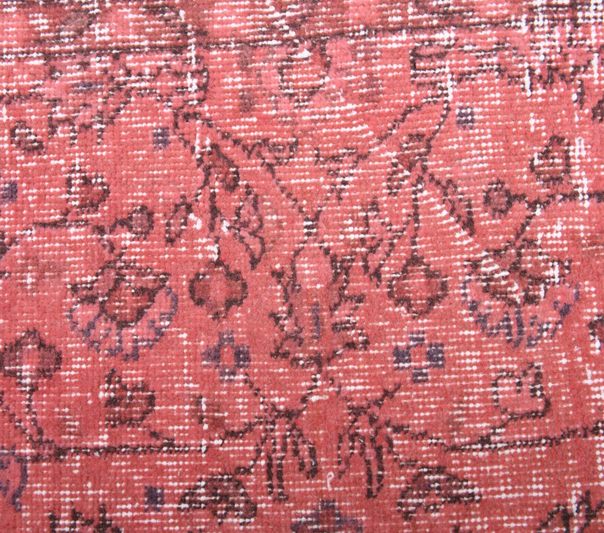 Pink Floral Anatolian Rug -  Vintage from 1970&prime;s