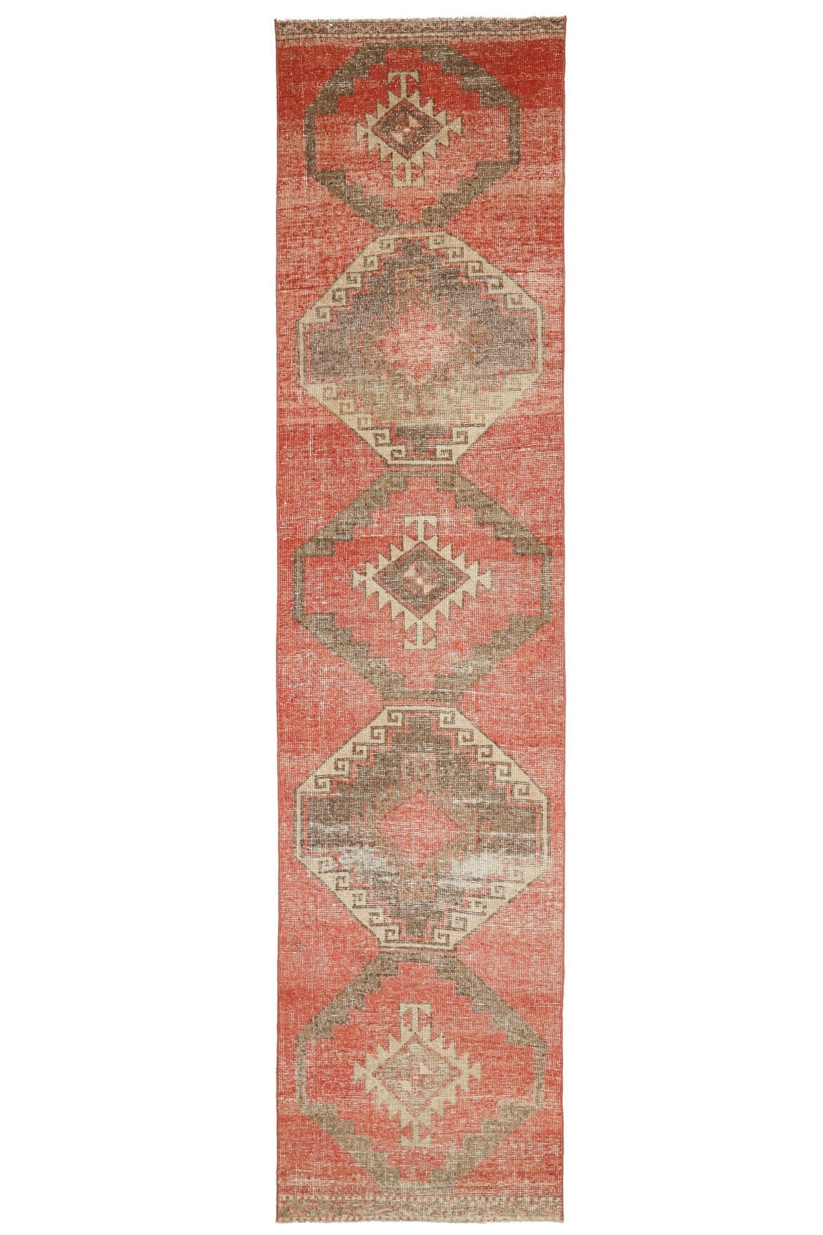 Turkish Vintage Runner Rug - 34861