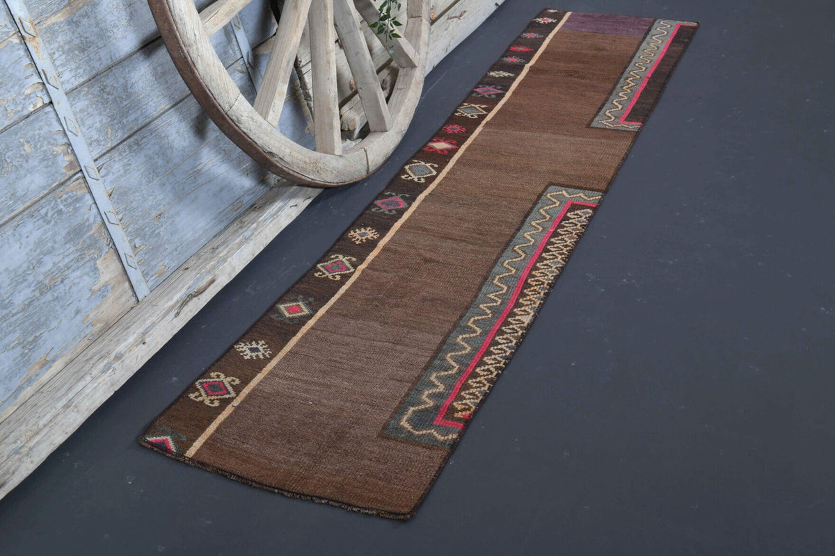 Flatweave Turkish Vintage Runner Rug