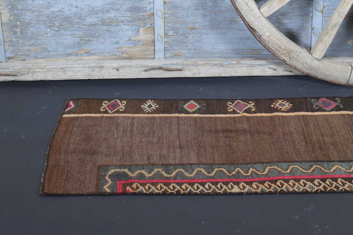 Flatweave Turkish Vintage Runner Rug