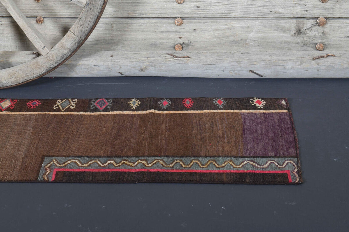 Flatweave Turkish Vintage Runner Rug