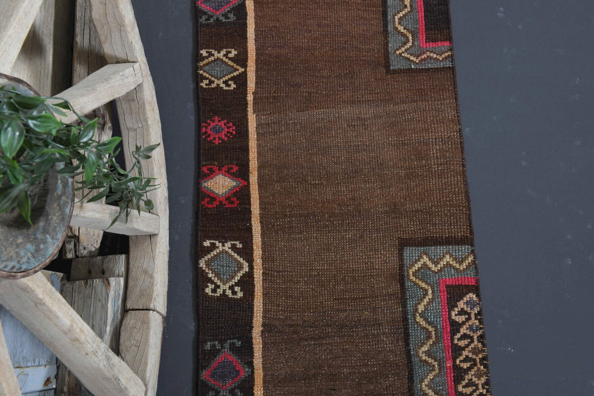 Flatweave Turkish Vintage Runner Rug