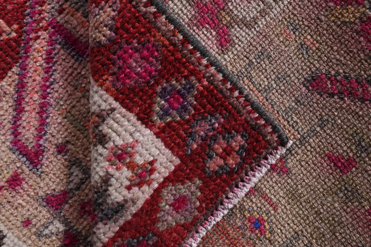 Heirloom Unique Vintage Handwoven Oushak Runner