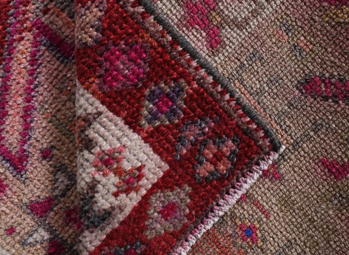 Heirloom Unique Vintage Handwoven Oushak Runner