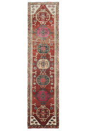 Turkish Anatolian Vintage Heirloom Runner Rug