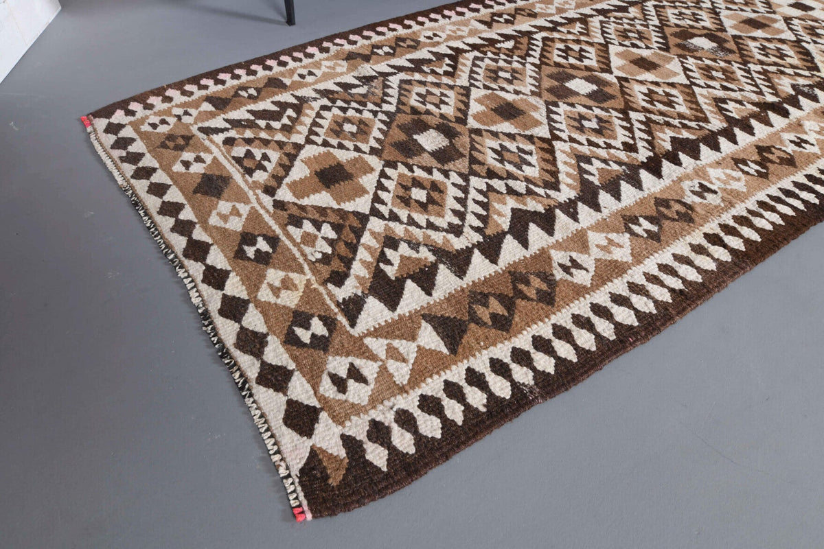 Tek parça el dokuma vintage yolluk 98x284 cm (2,78 m²) – Pera Halı
