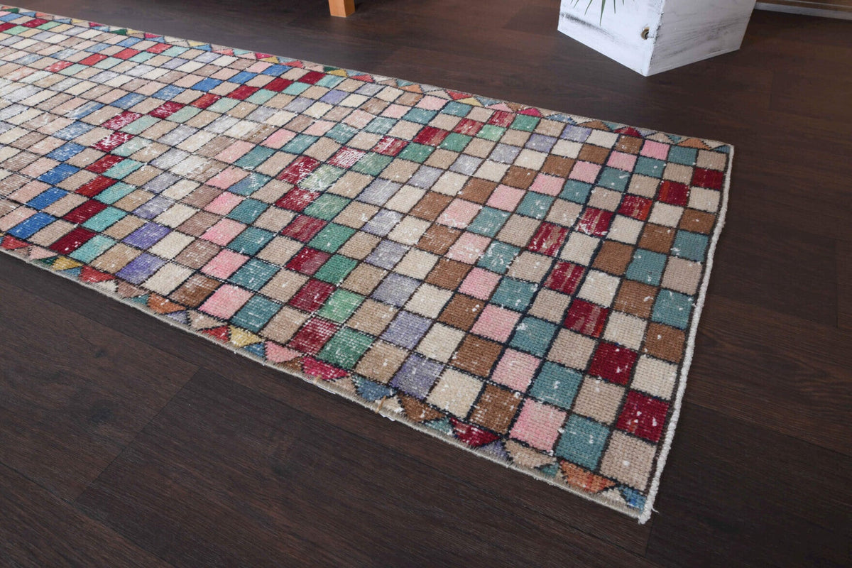 Multi-Colored Anatolian Runner Rug