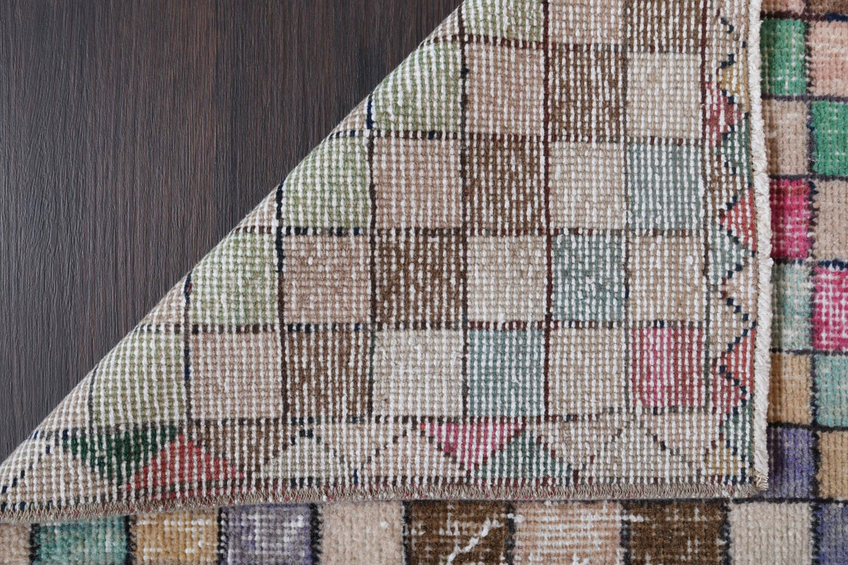 Multi-Colored Anatolian Runner Rug