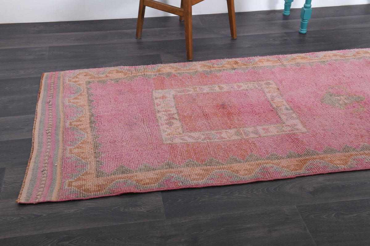 Tek parça el dokuma vintage yolluk 110x361 cm (3,97 m²) – Pera Halı