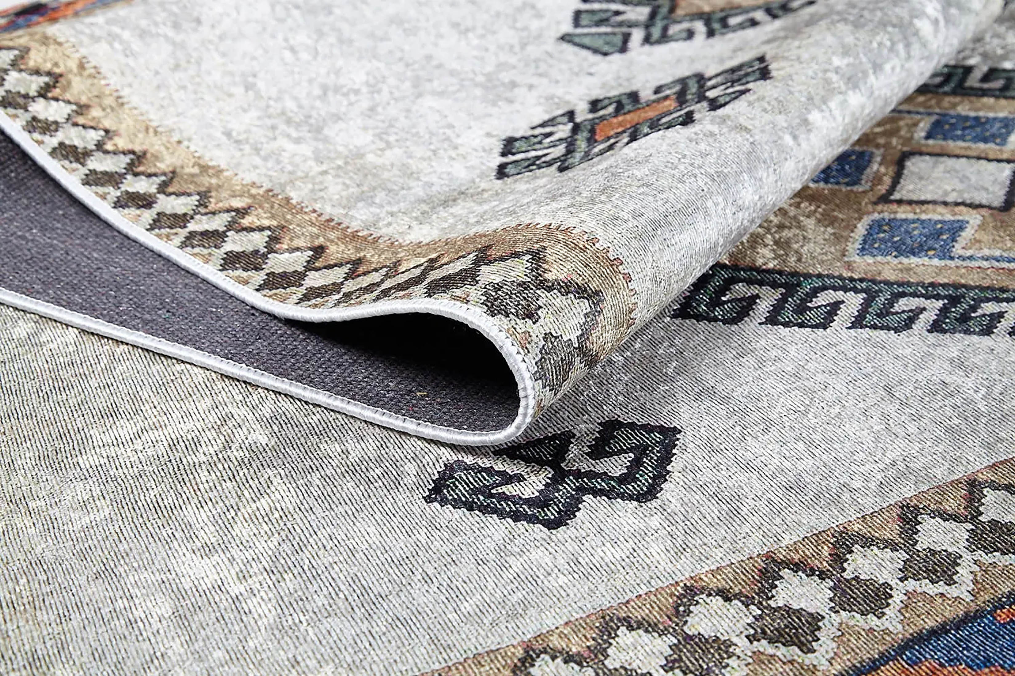 Fas Bej Gri Kilim Halı - Pera Halı