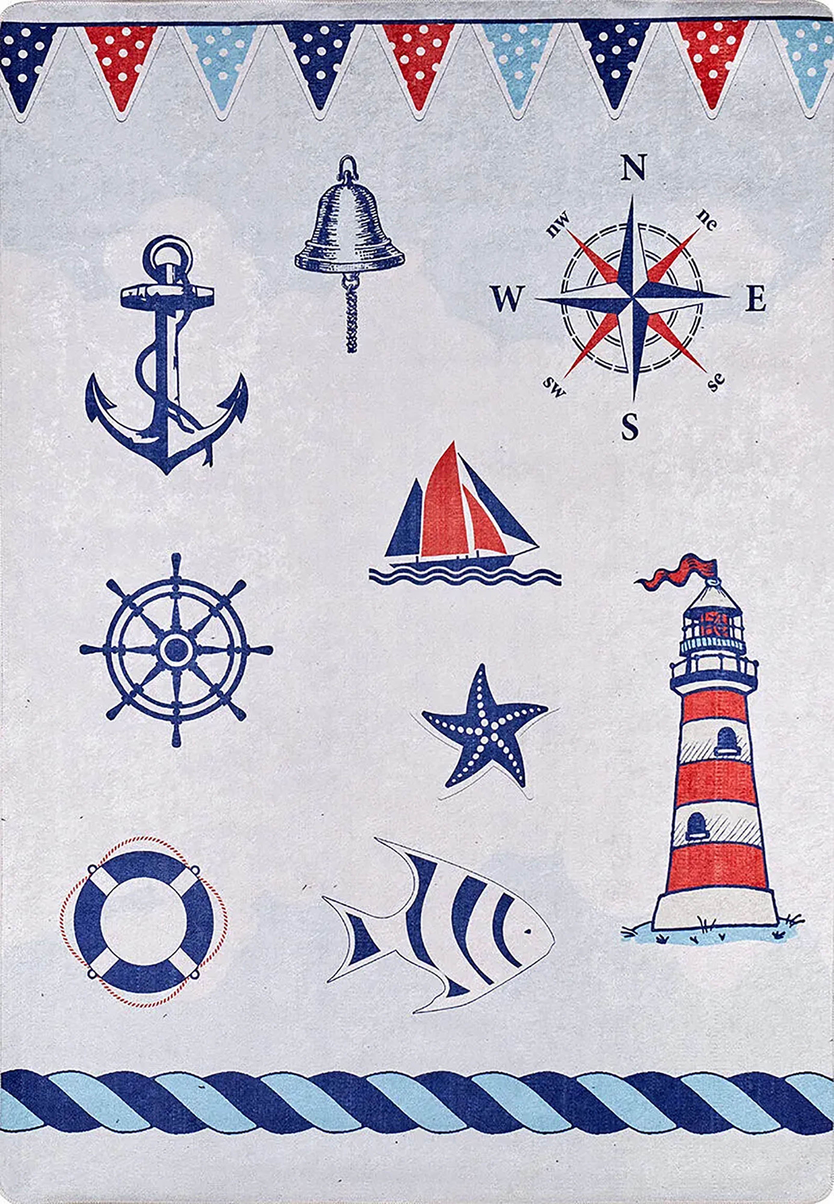 Traffic Themed Children's Rug