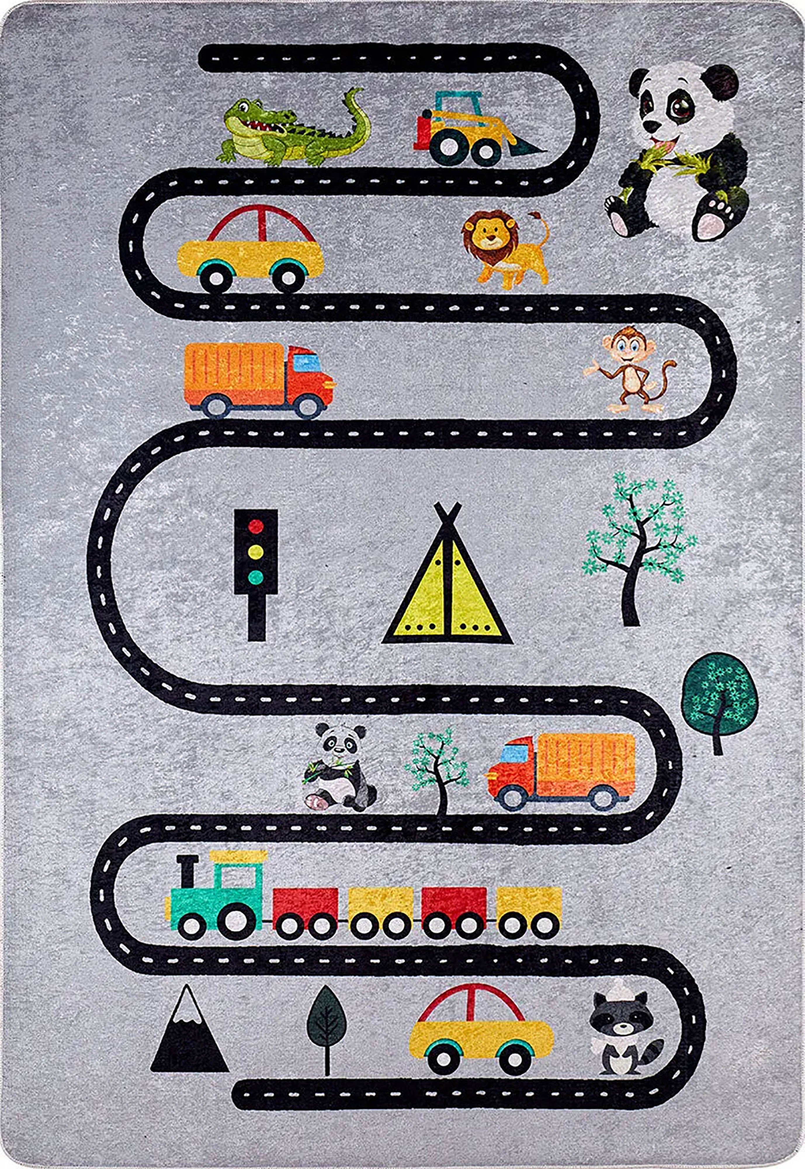 Traffic Themed Children's Rug