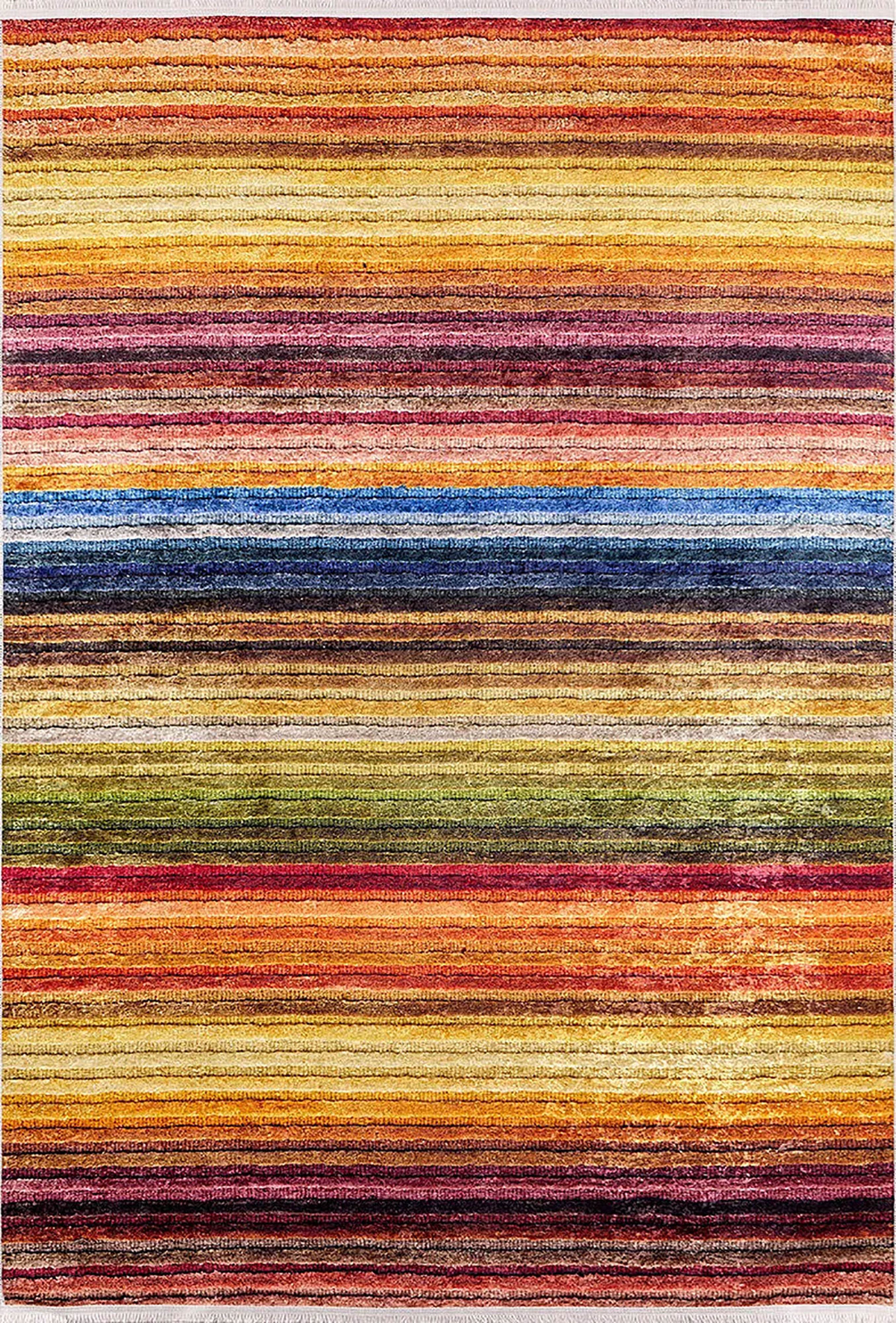 Braunbeiger geometrischer antiker Art Deco Teppich