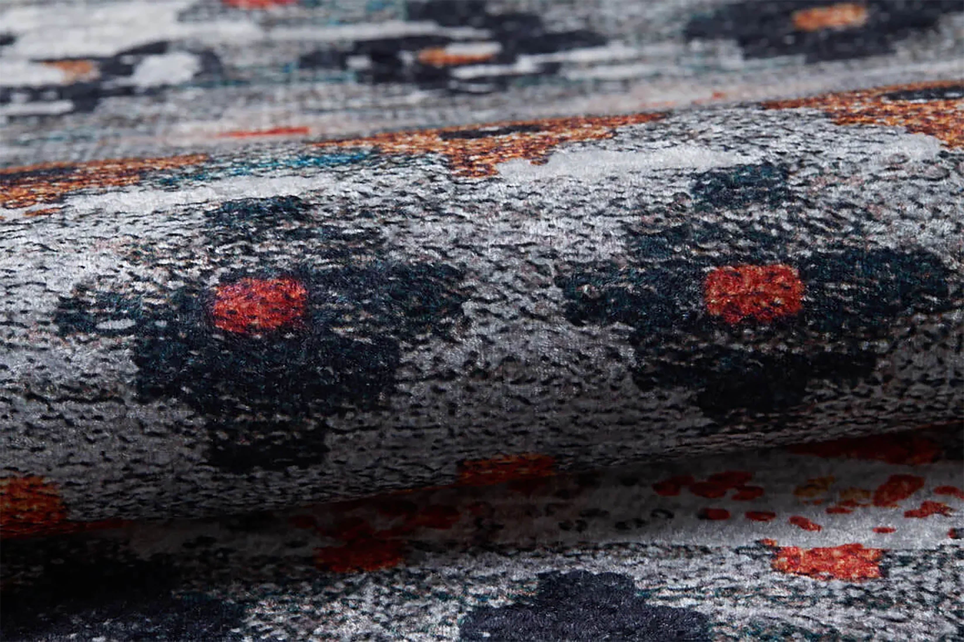 Çok Renkli Çiçek Desenli Kilim Halı - Pera Halı