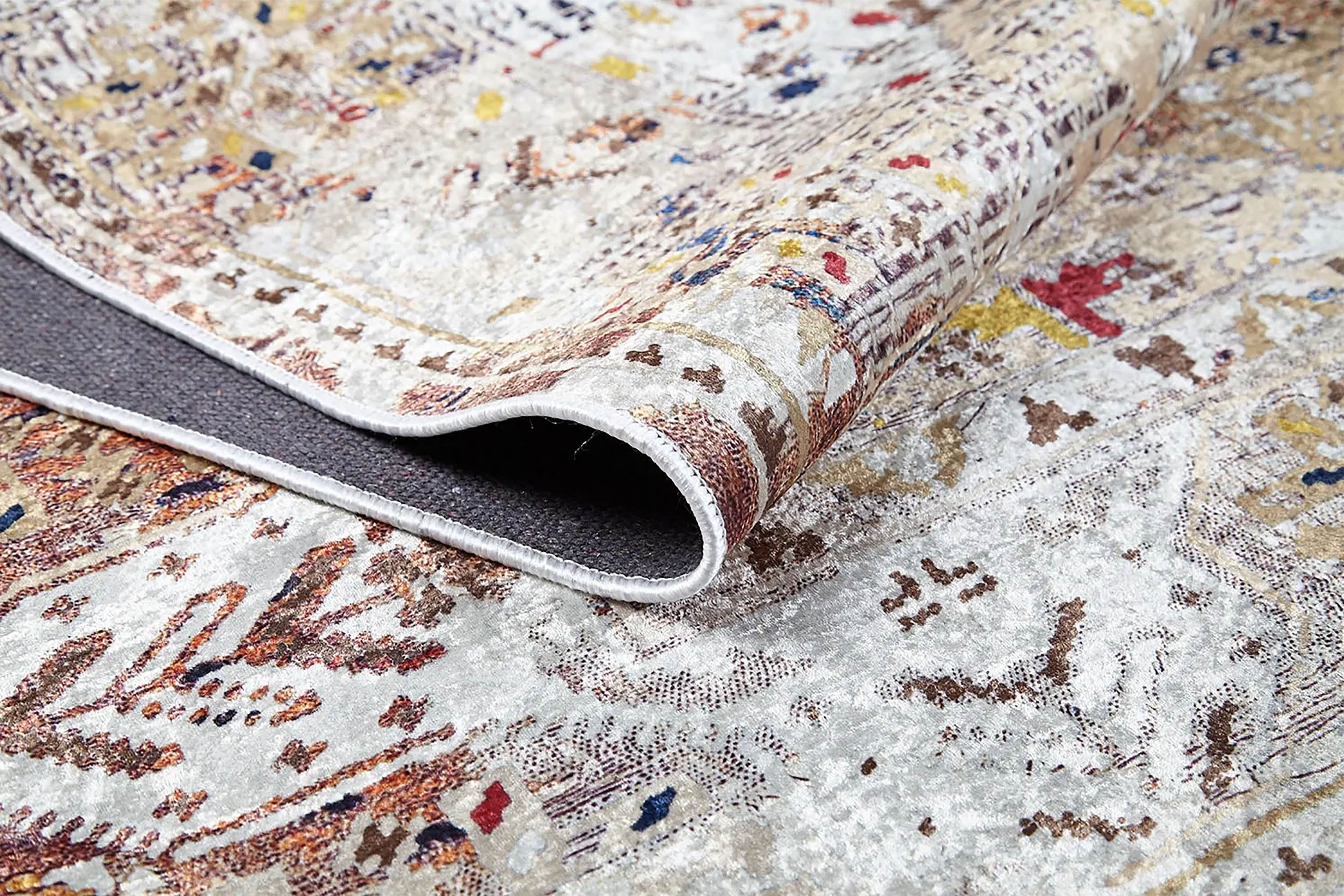 Pembe Bej Bohem Modern Kilim Halı - Pera Halı