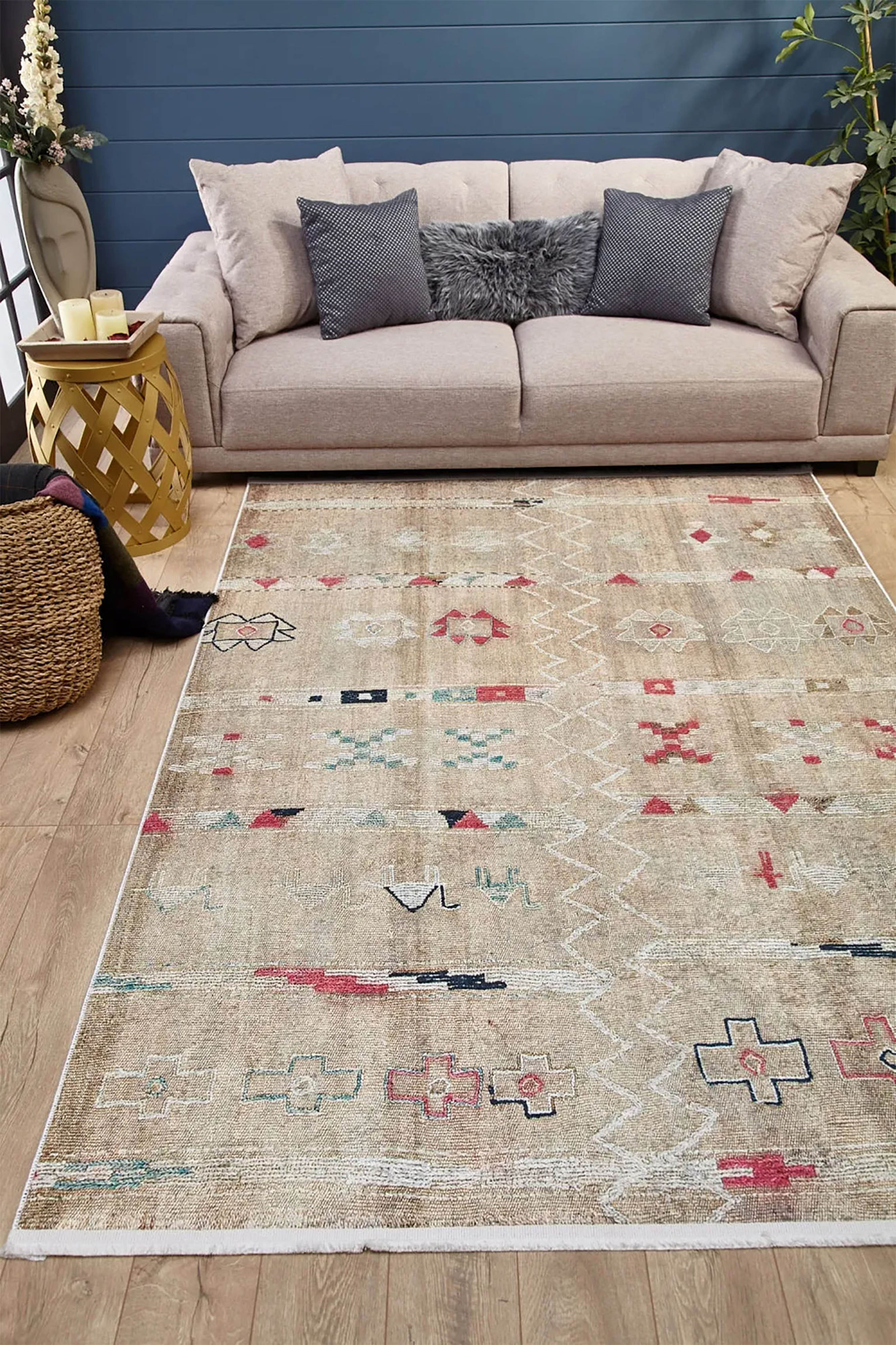 Pembe Bej Kilim Halı - Pera Halı