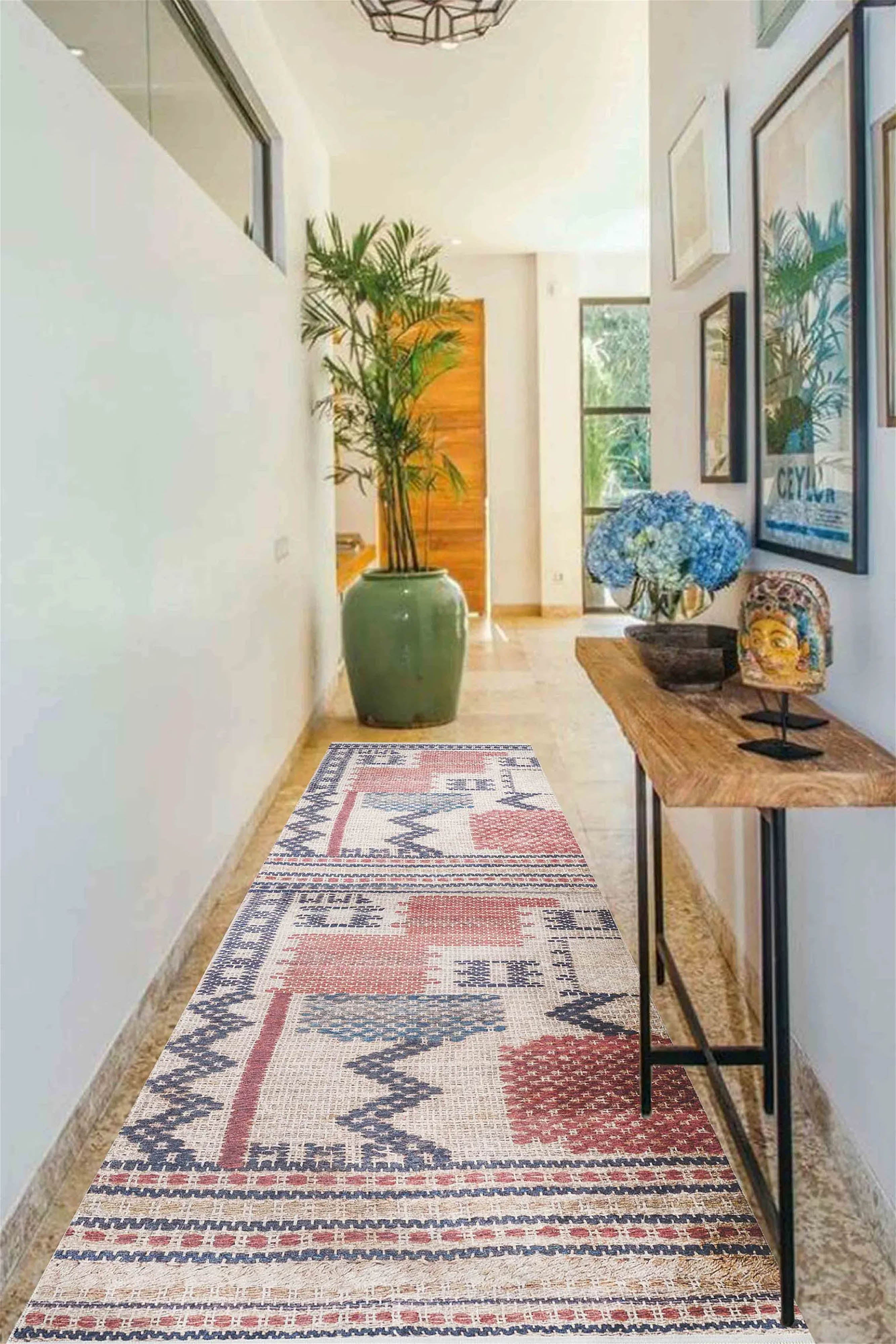 Bej Açık Turuncu Kilim Halı - Pera Halı
