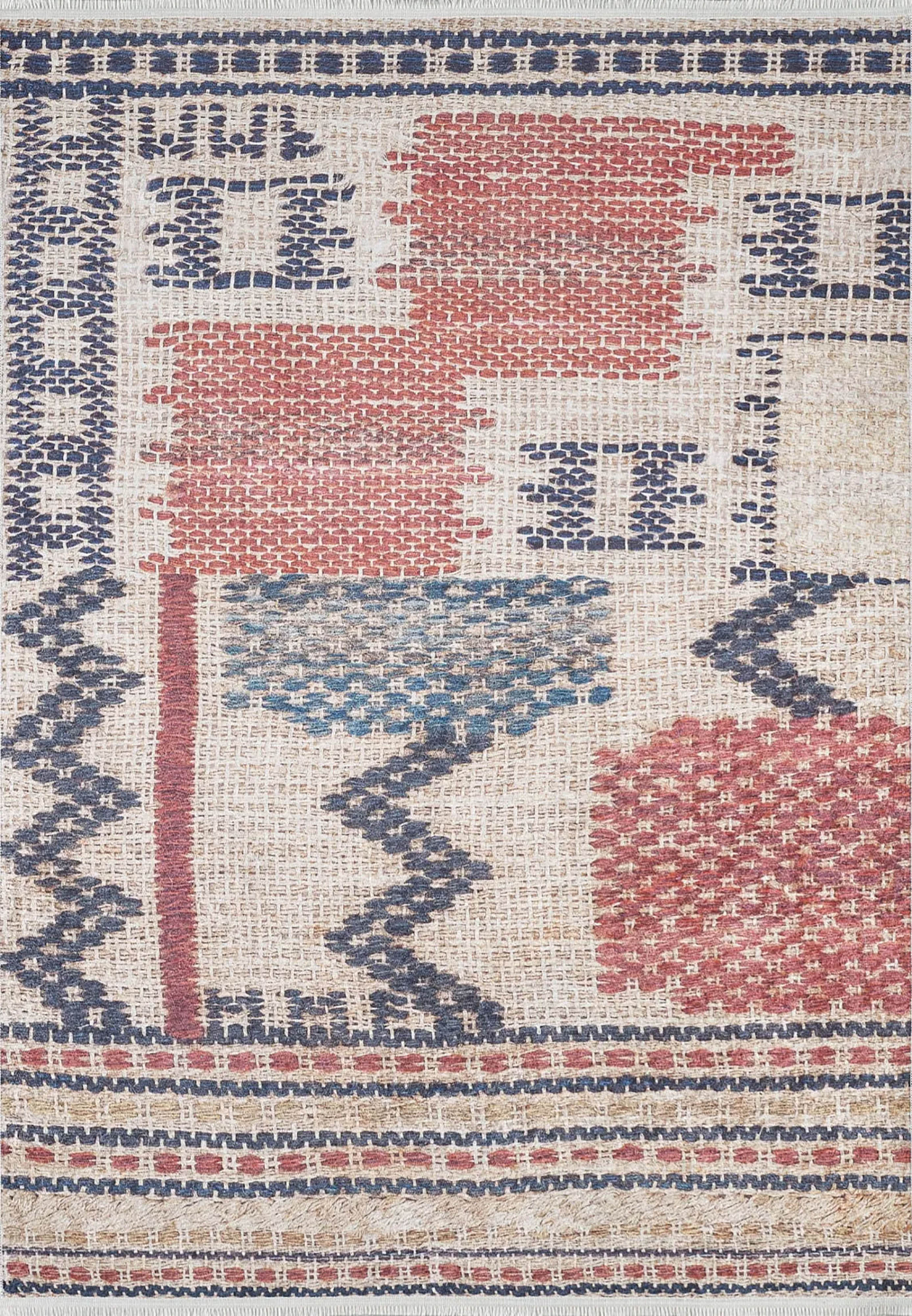 Bej Açık Turuncu Kilim Halı - Pera Halı