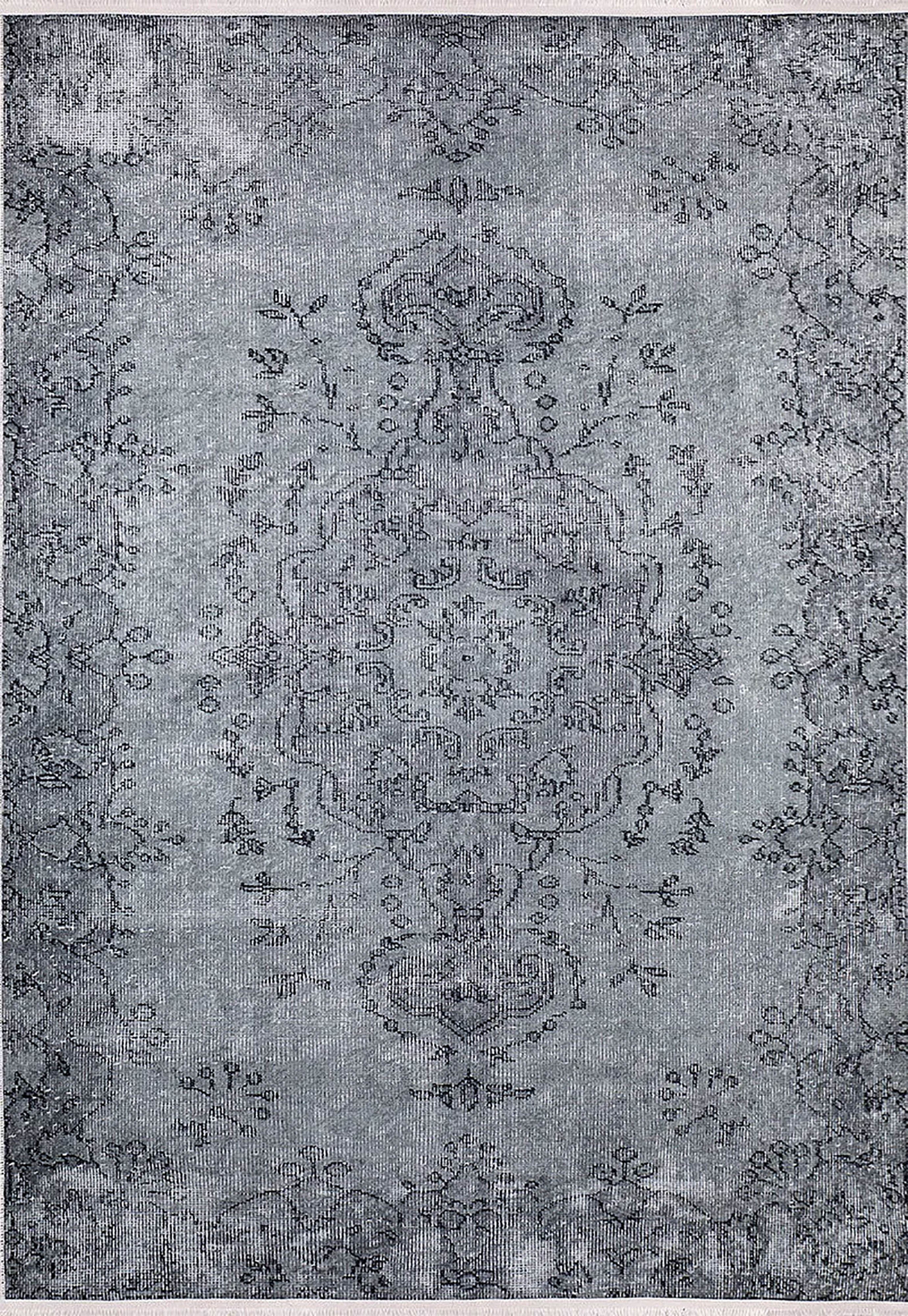 Braunbeiger geometrischer antiker Art Deco Teppich