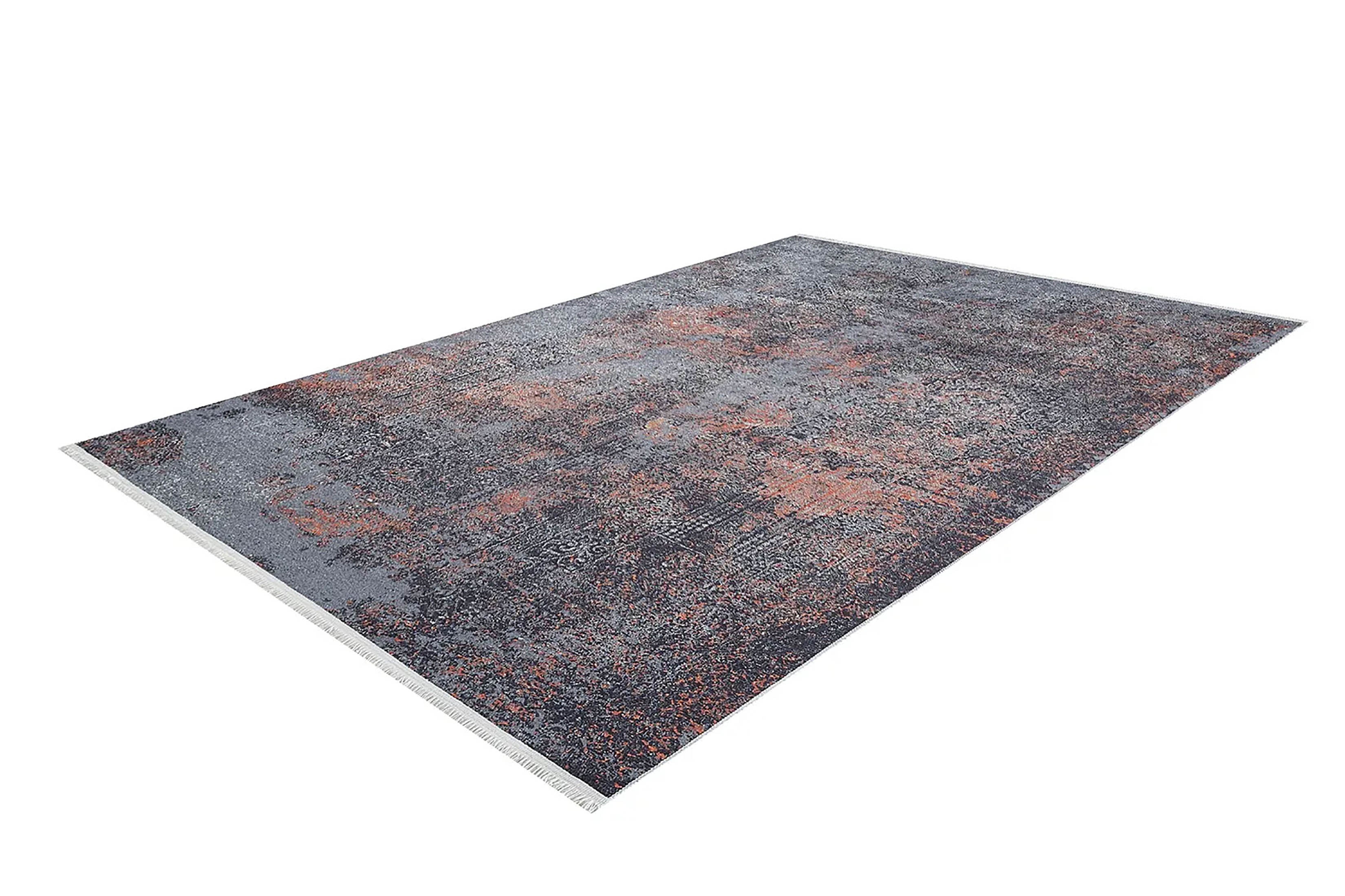 Braunbeiger geometrischer antiker Art Deco Teppich