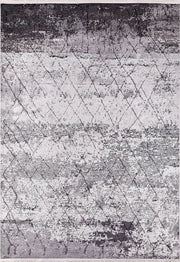Braunbeiger geometrischer antiker Art Deco Teppich