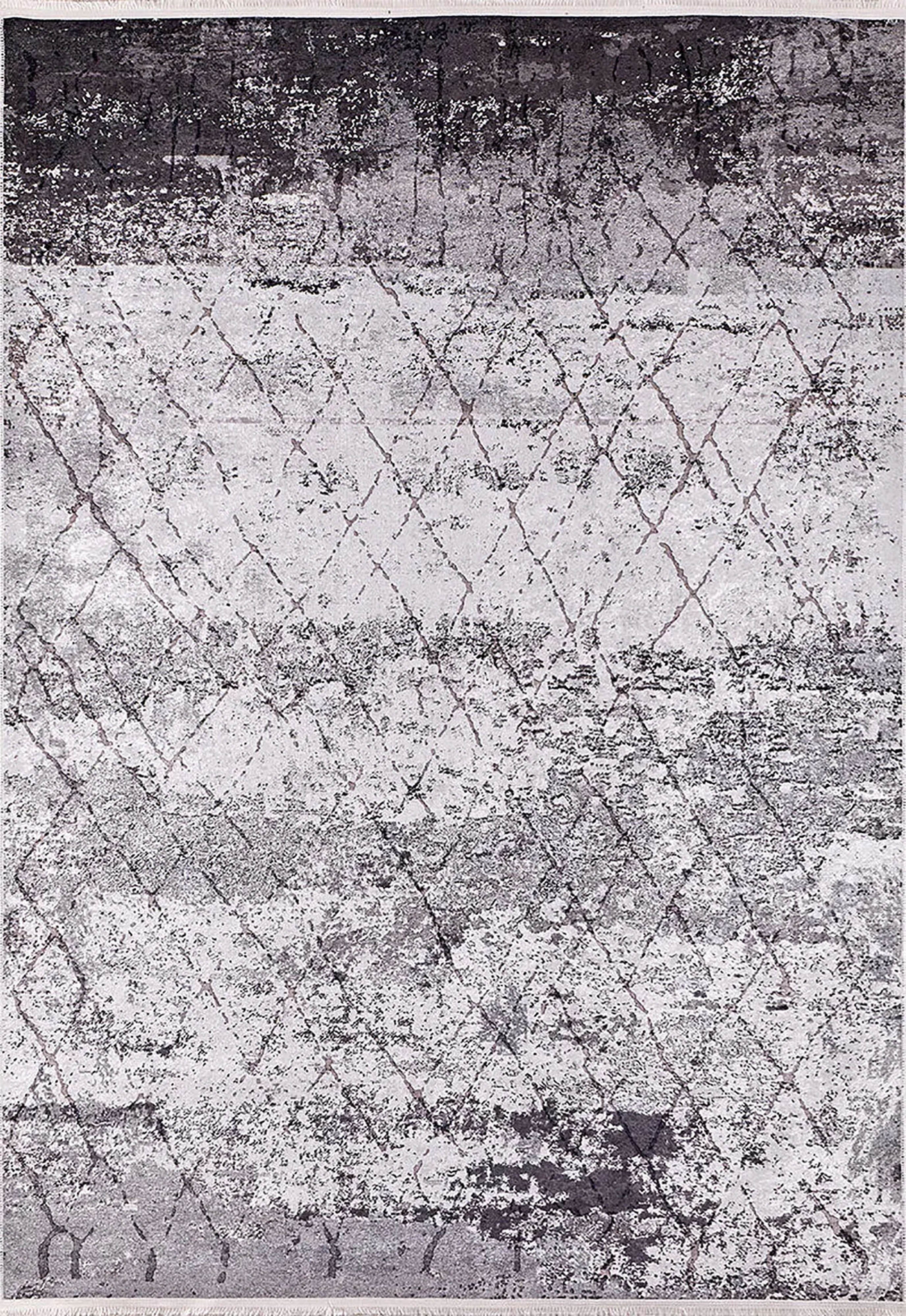 Braunbeiger geometrischer antiker Art Deco Teppich