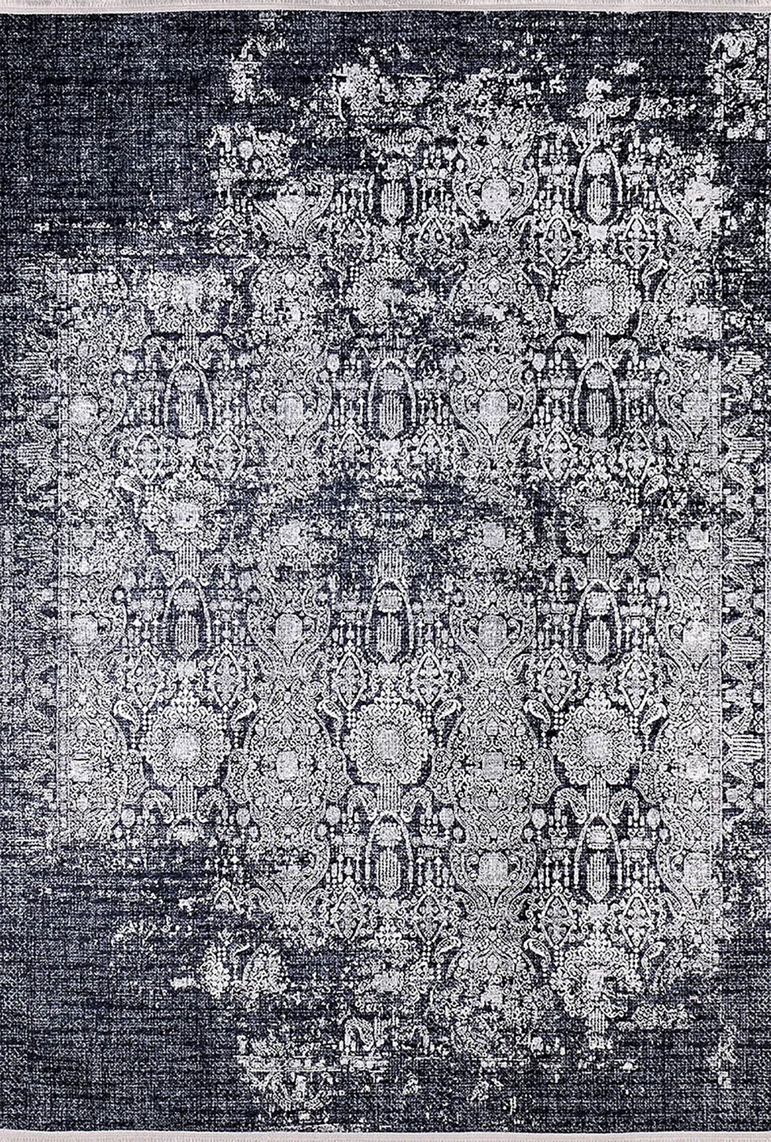 Brown Beige Geometric Antique Art Deco Rug