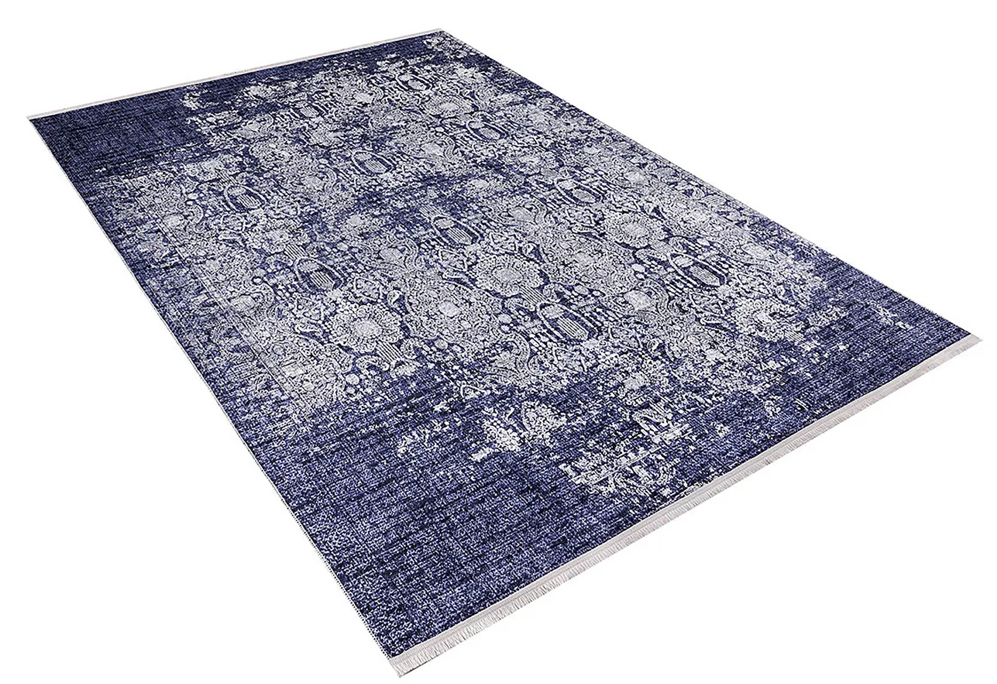 Brown Beige Geometric Antique Art Deco Rug