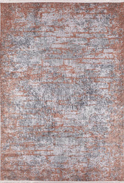 Braunbeiger geometrischer antiker Art Deco Teppich