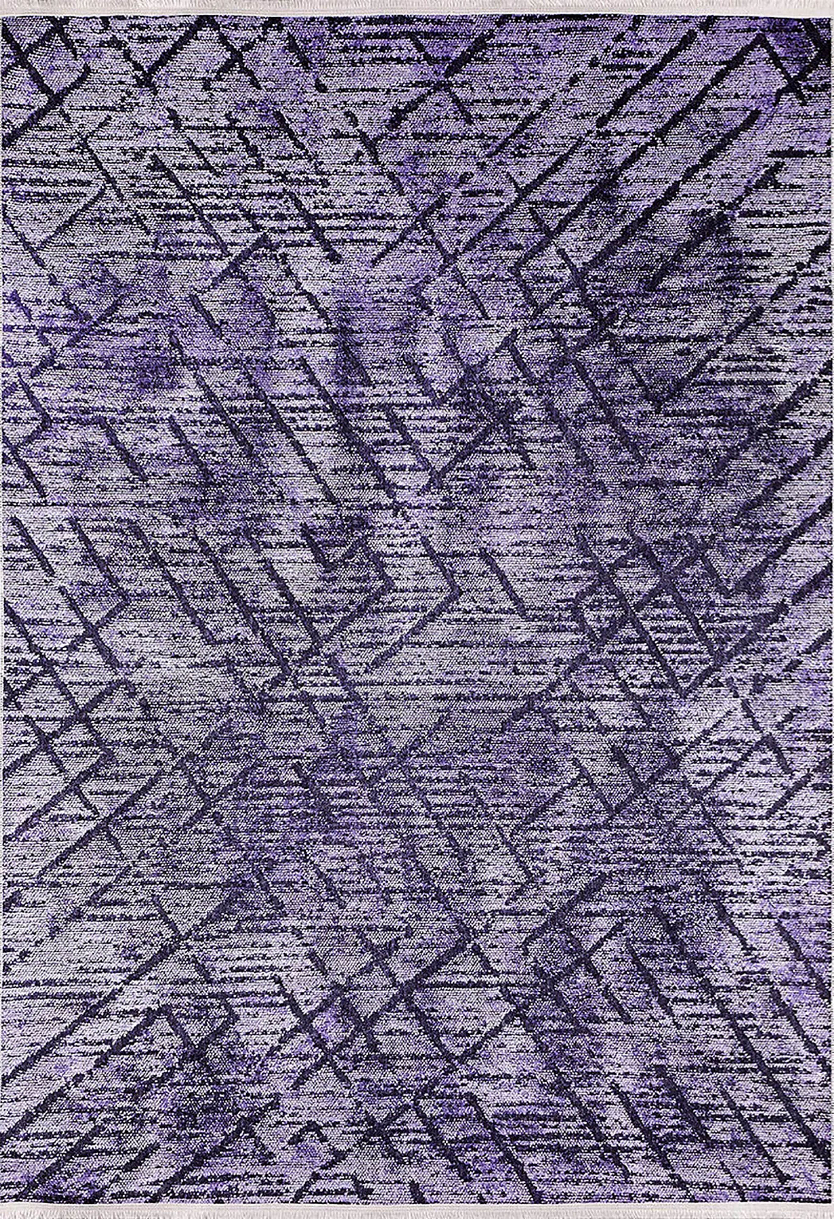 Braunbeiger geometrischer antiker Art Deco Teppich