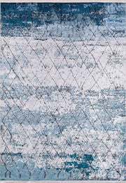Braunbeiger geometrischer antiker Art Deco Teppich