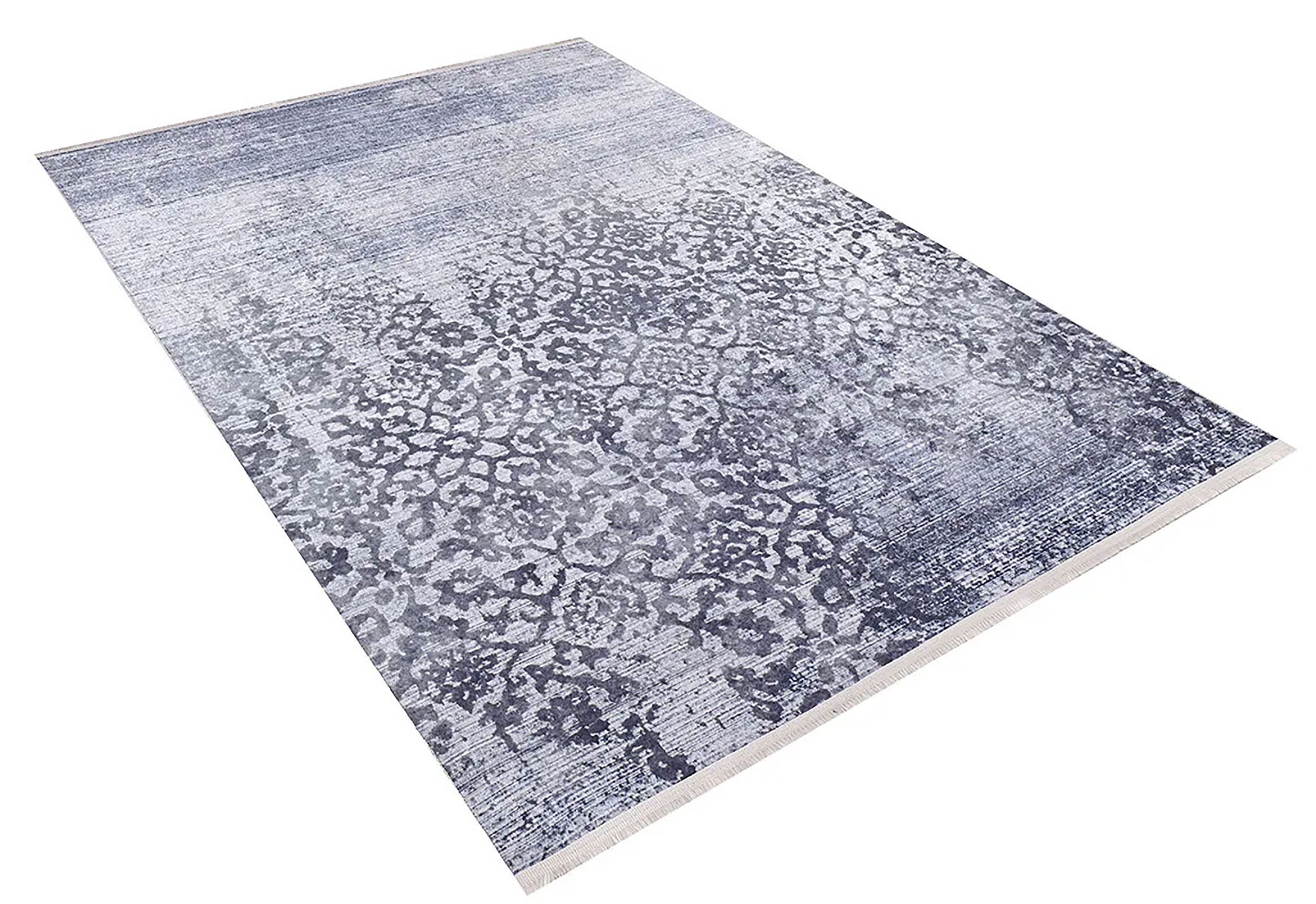 Brown Beige Geometric Antique Art Deco Rug