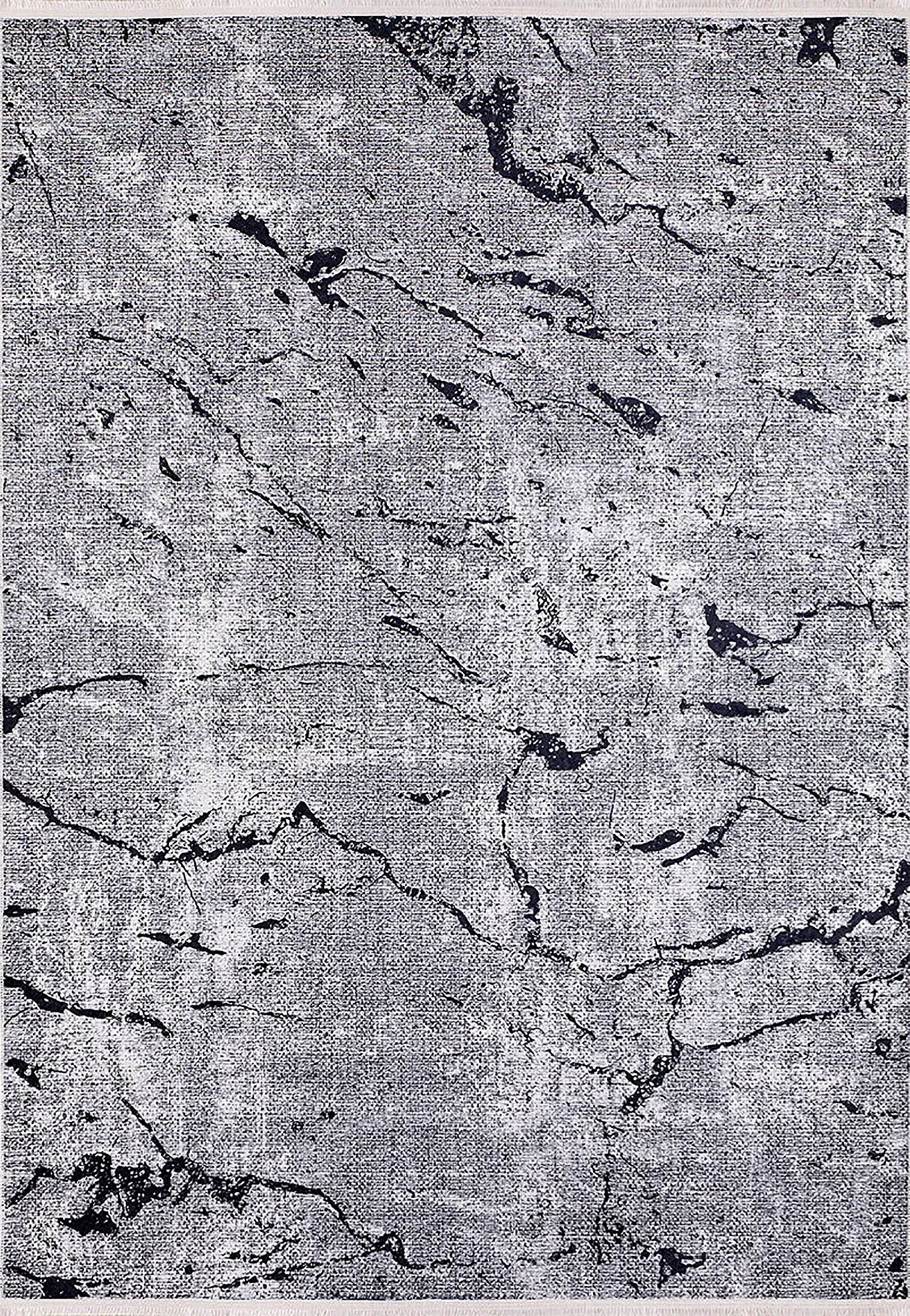 Mermer Desenli Gri Halı - Pera Halı