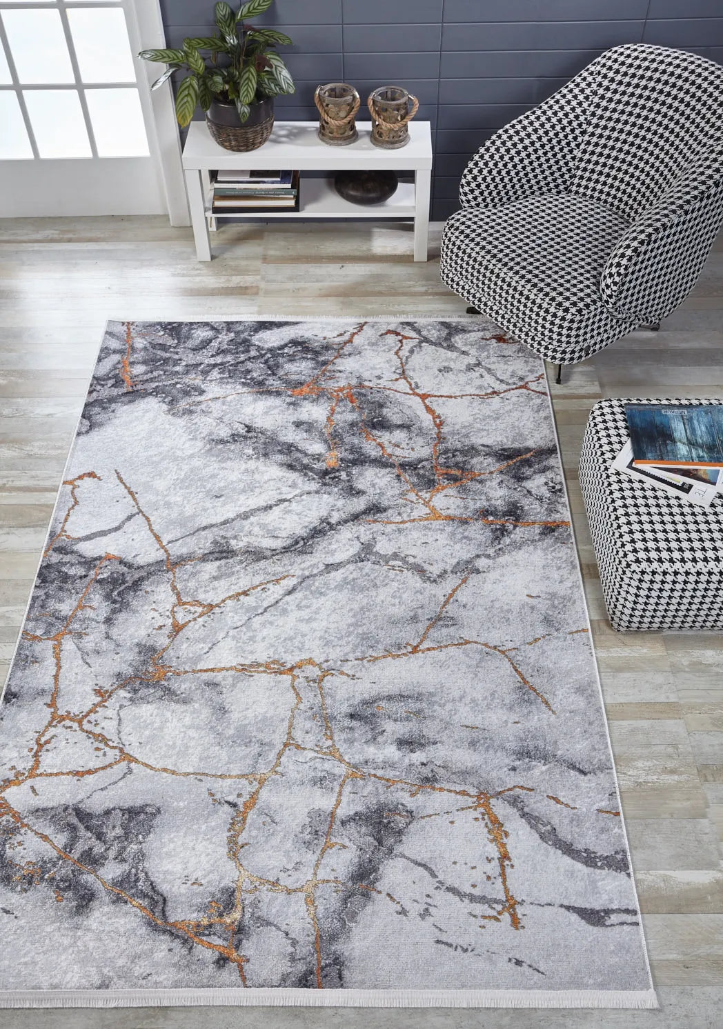 Pale Pink Cream Beige Geometric Patterned Kilim Rug