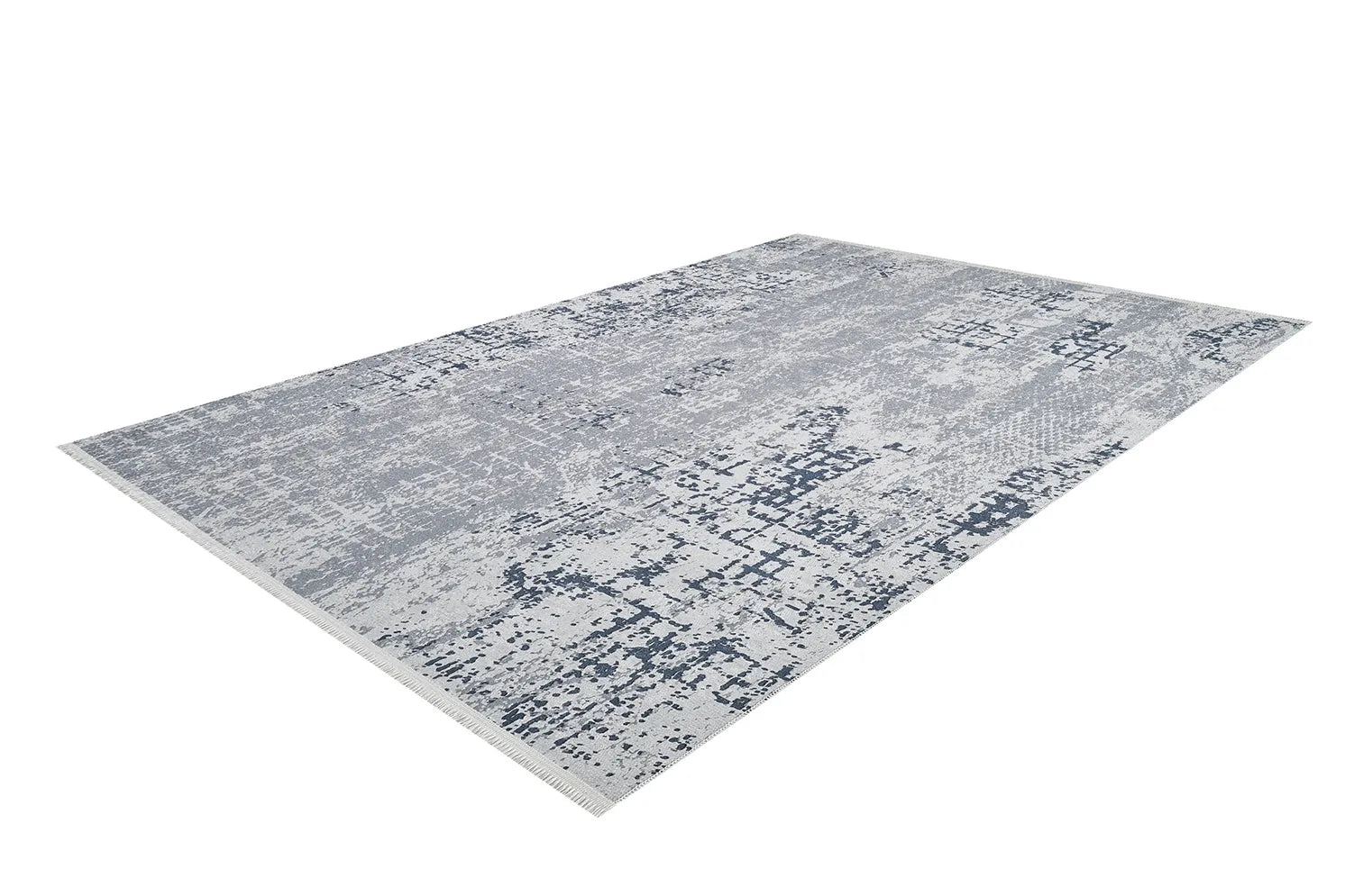 Pale Pink Cream Beige Geometric Patterned Kilim Rug