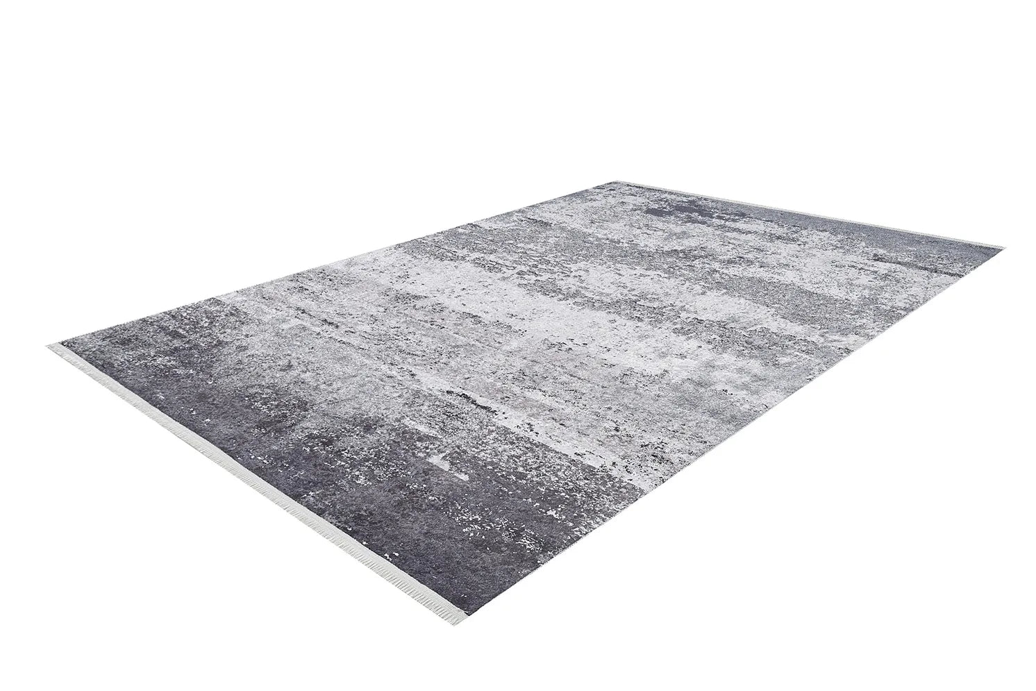 Gri Tonlarda Abstre Modern Halı