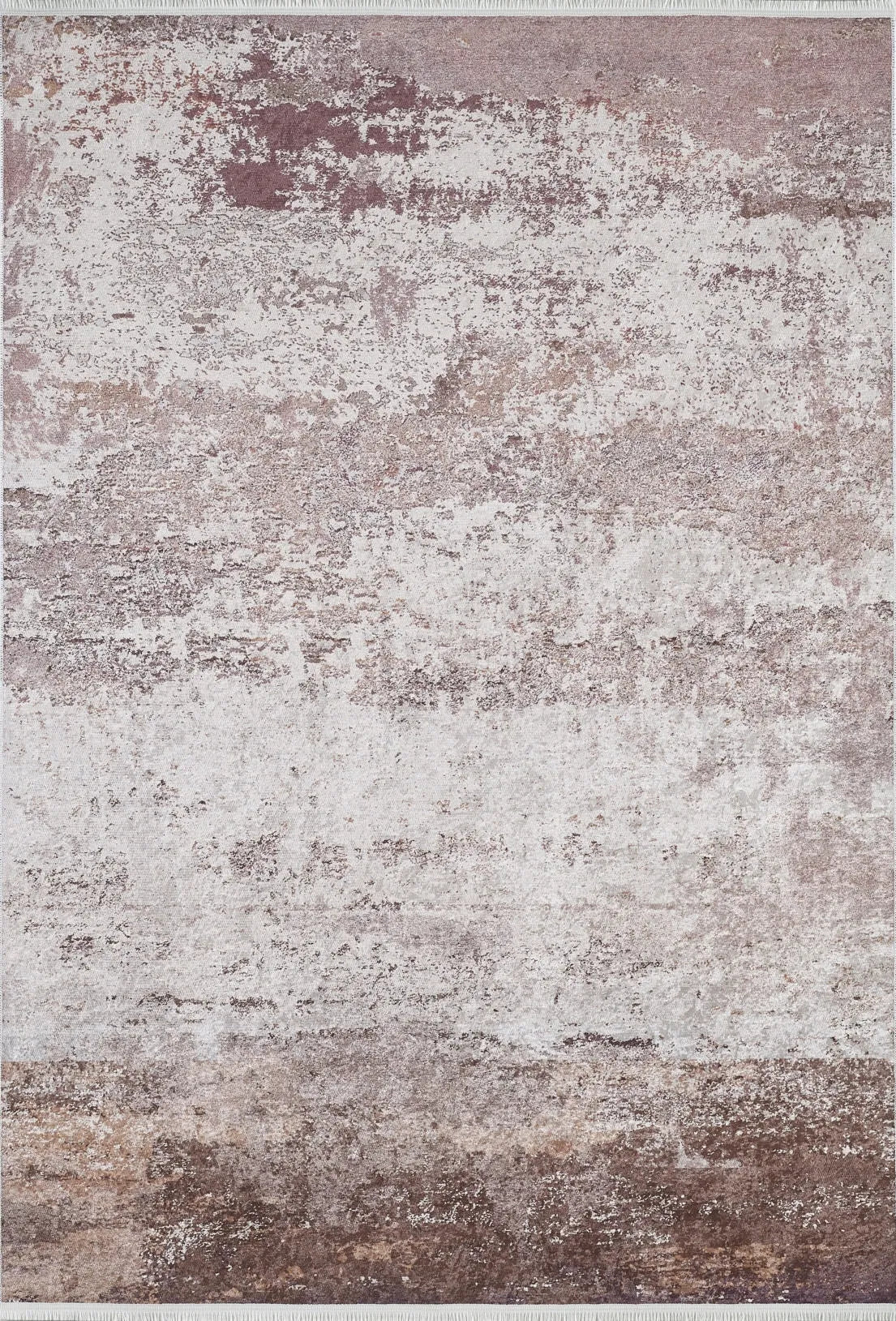 Kahverengi ve Bej Abstre Halı