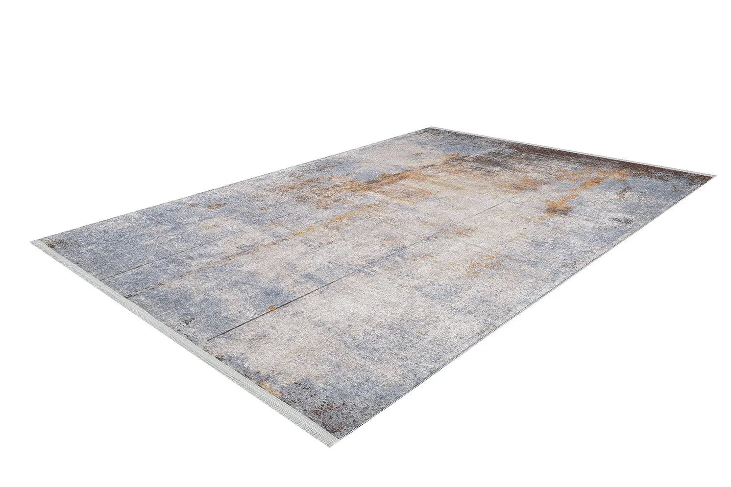 Pale Pink Cream Beige Geometric Patterned Kilim Rug