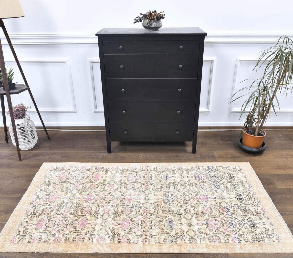 Vintage Hereke Accent Rug