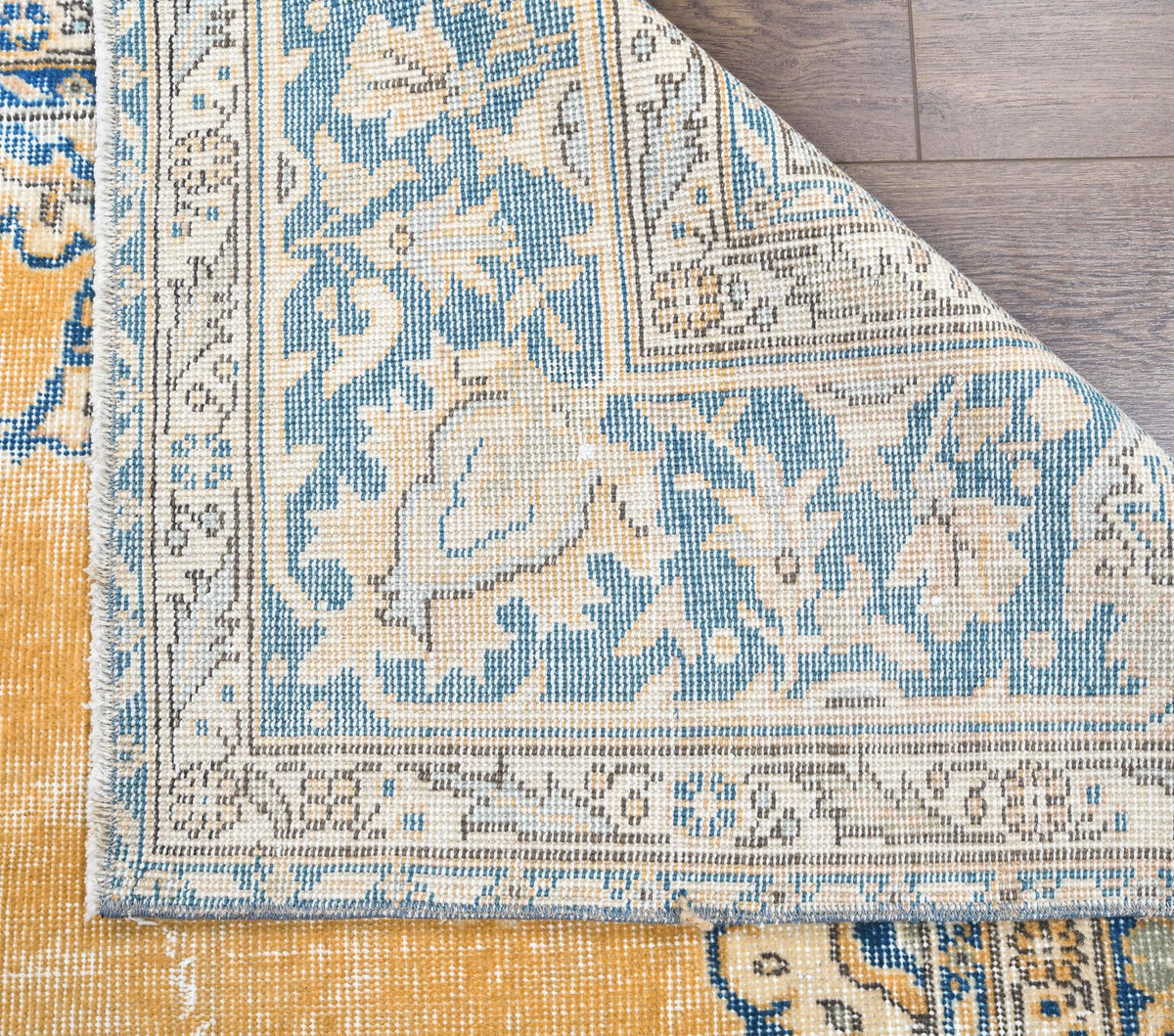 Vintage Area Orange Rug