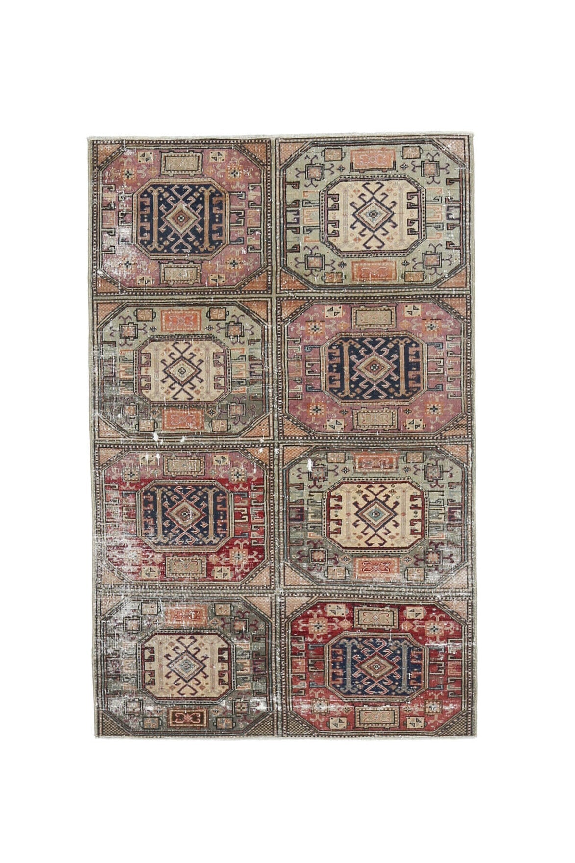 Ikat Design Anatolian Area Rug