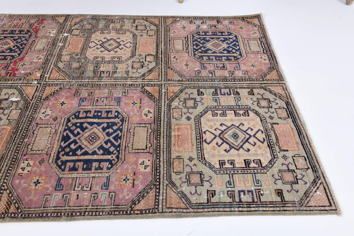 Ikat Design Anatolian Area Rug
