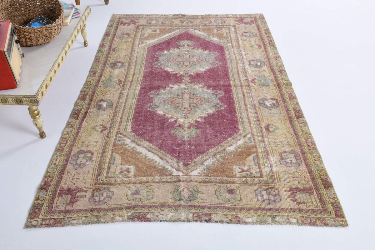 Vintage Area Varosh Oushak Rug