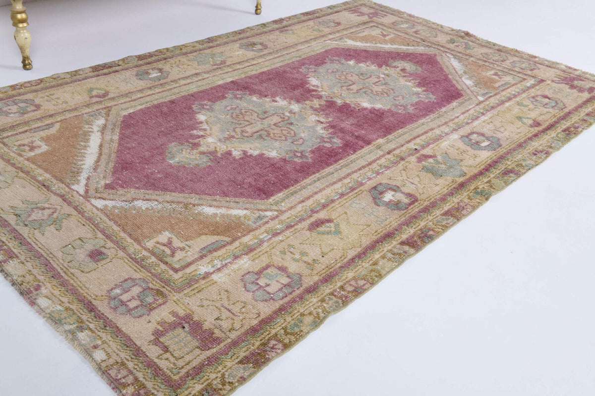 Vintage Area Varosh Oushak Rug