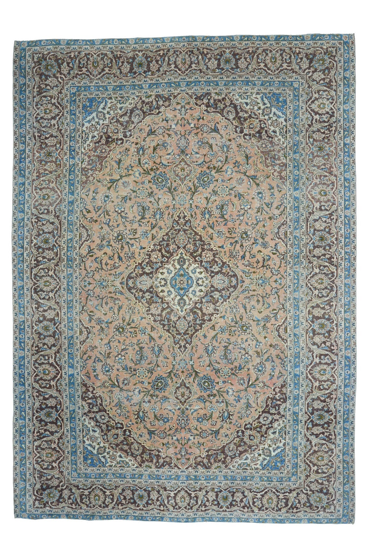 Persian Tabriz Vintage Handwoven Large Area Rug