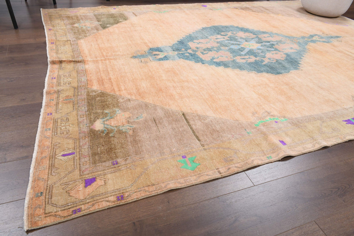 Tek parça el dokuma vintage halı 228x303 cm (6,91 m²) – Pera Halı