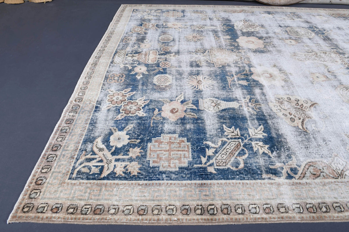 Tek parça el dokuma vintage halı 205x312 cm (6,4 m²) – Pera Halı