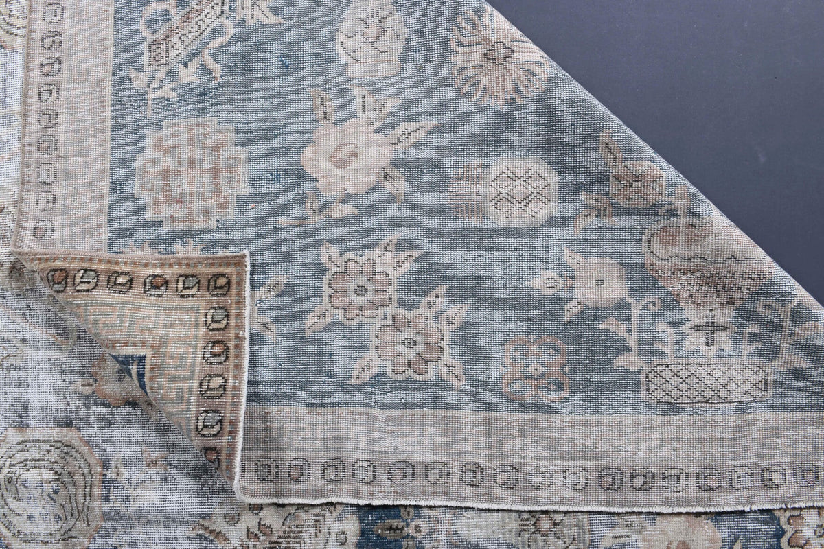 6,4 m² el dokuma vintage halı – Anadolu, 1950'ler