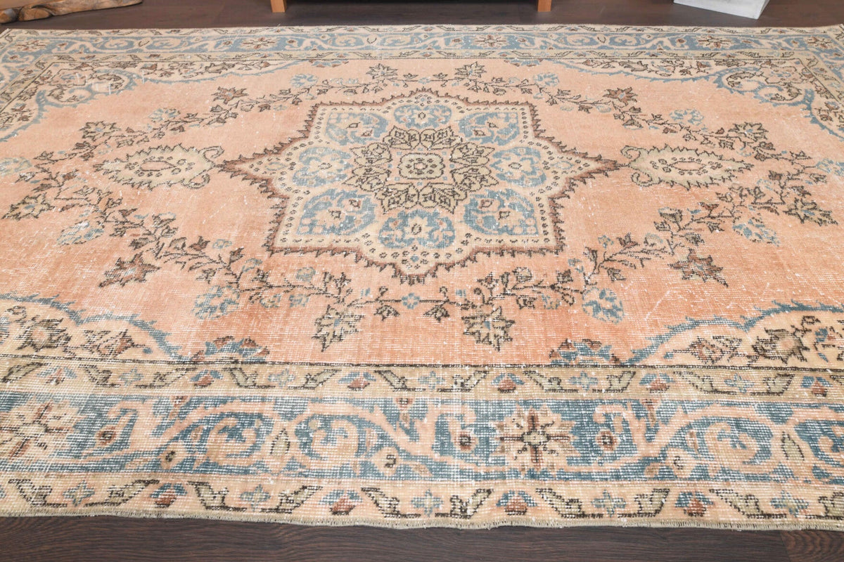 Vintage Anatolian Oriental Area Rug